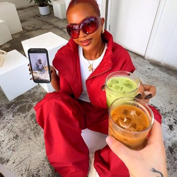 Oversized Sunglasses Plastic 80s Retro Big Tinted Wrap for Women Men UV Shield - Picture 5 of 6